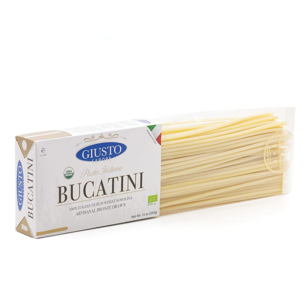 Organic Bronze Drawn Bucatini Pasta, 340G M68529