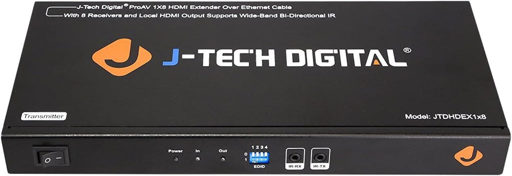 1x4 HDMI Extender Splitter Over Cat5e/Cat6 up to 164 feet at 1080P with IR Control L728
