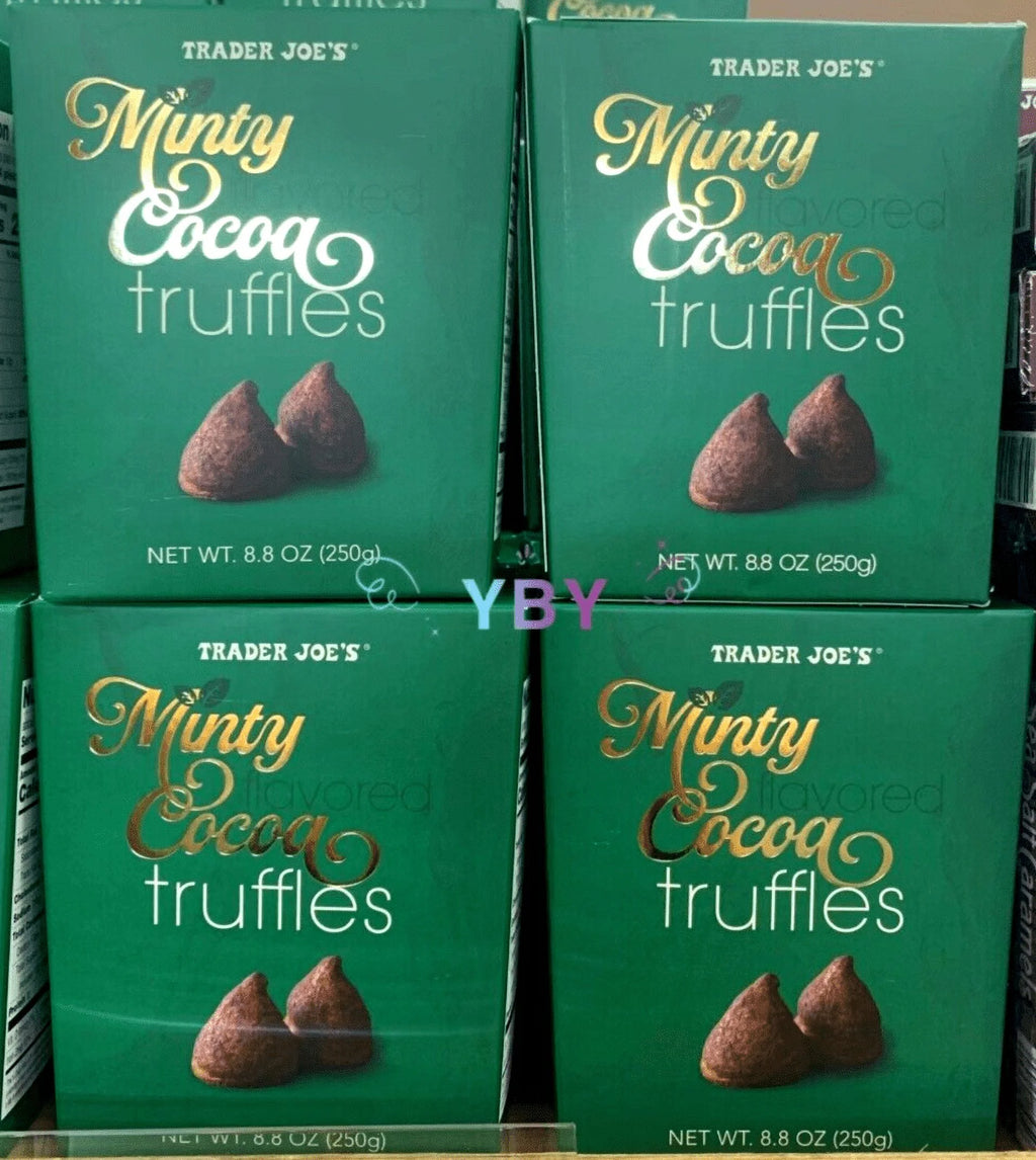 4 Pack Minty Flavored Cocoa Truffles 8.8 OZ Each D8901