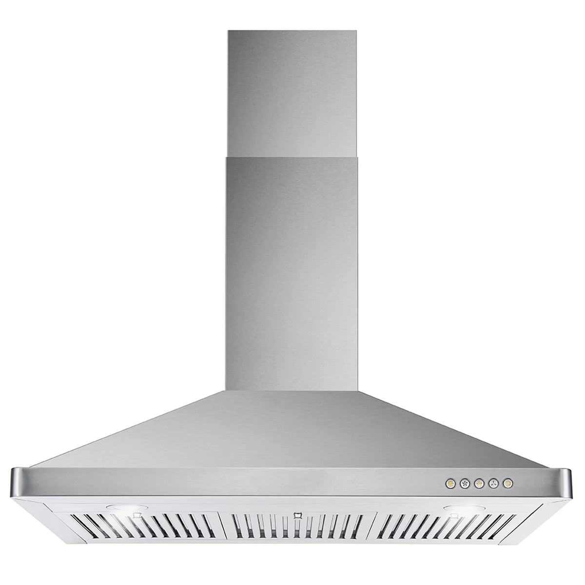 2 Piece Dual Fuel Range and Wall Mount Range Hood Kitchen Appliance Package M120