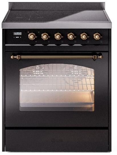 30 Induction Range with Electric Oven in Black N85368
