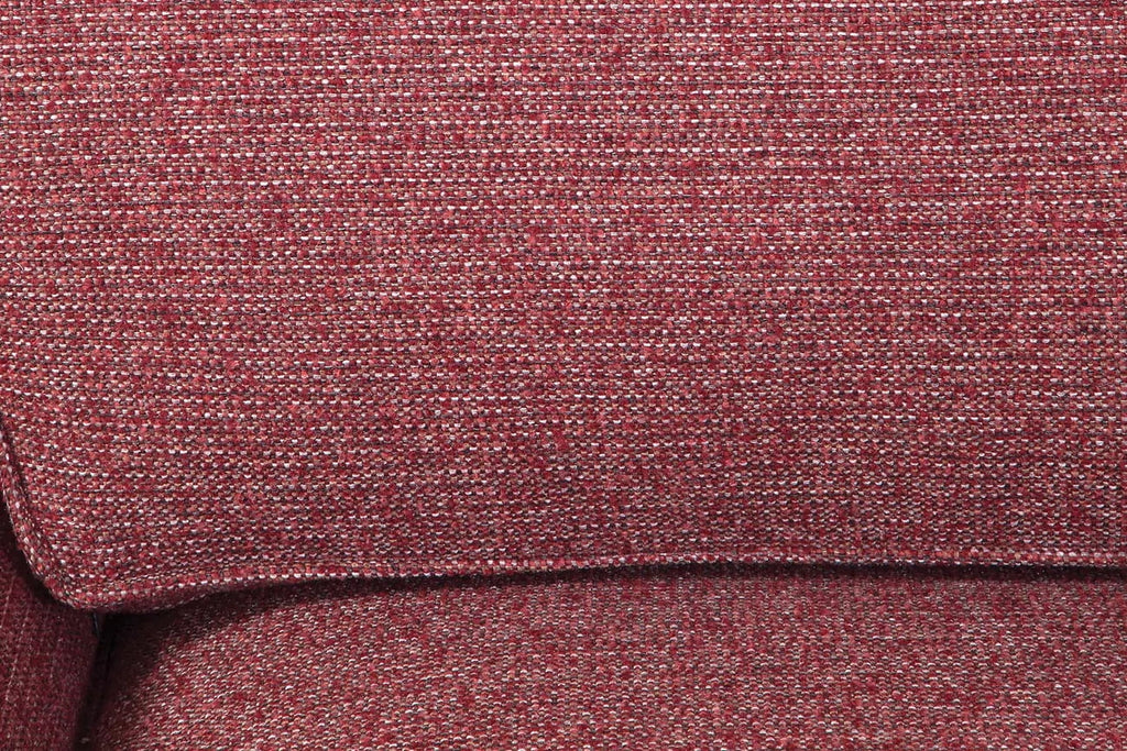 Rustic Red Sofa with Four Accent Pillows I188