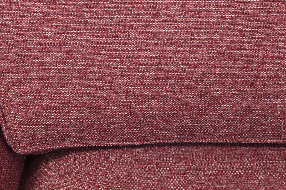 Rustic Red Sofa with Four Accent Pillows I188