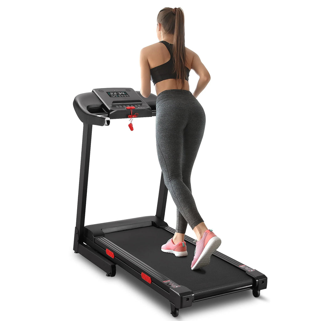 17 Wide Electric Folding Treadmill with Auto Incline I1637