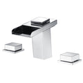 Chrome 8-Inch LED Widespread Bathroom Sink Faucet H276