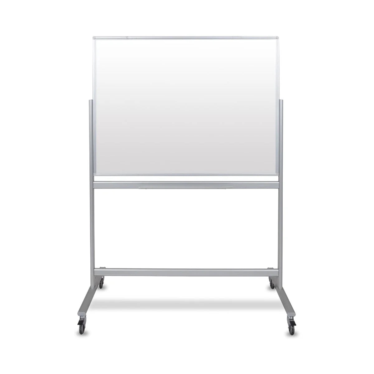 Double-Sided Mobile Magnetic Glass Marker Board M648