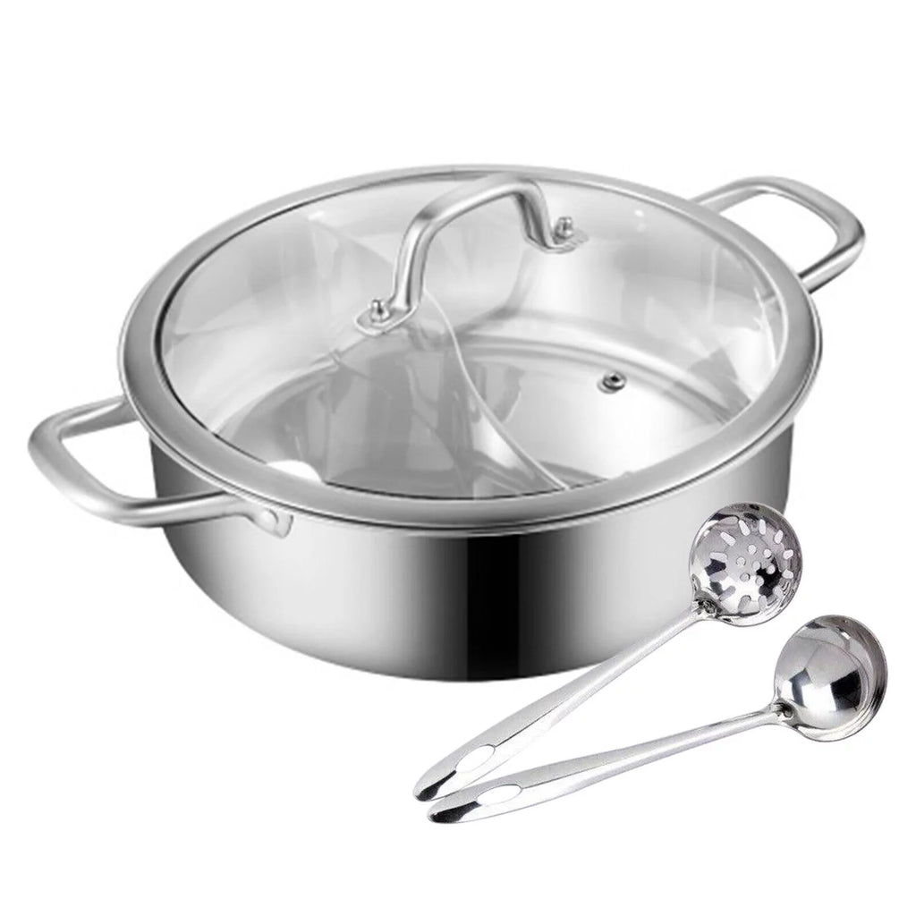 Stainless Steel Shabu Hot Pot Compatible Pot U854220