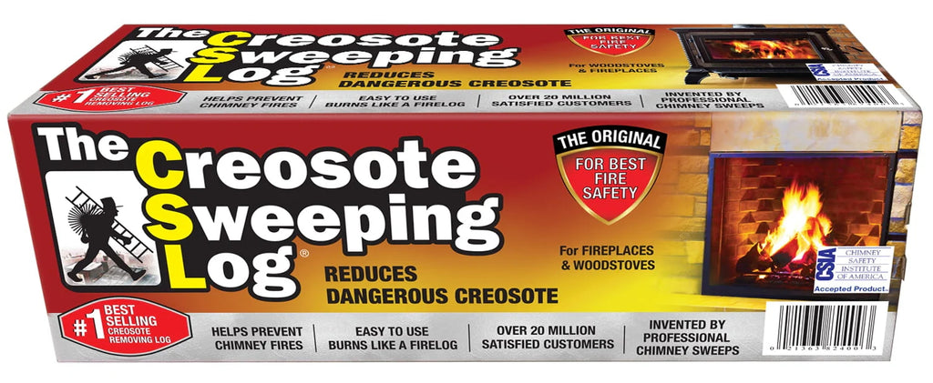 Creosote Sweeping Log for Fireplaces and Woodstoves X31497