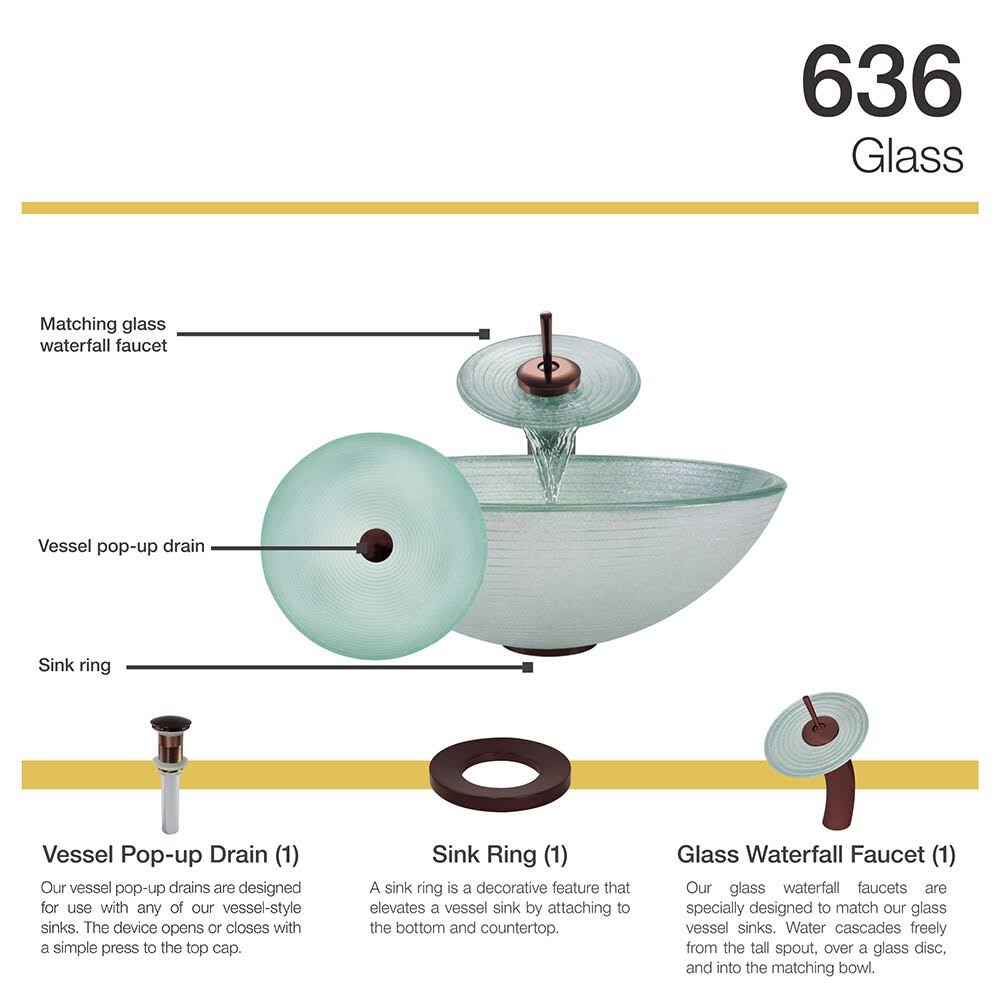 Oil Rubbed Bronze Bathroom Waterfall Faucet Ensemble R783