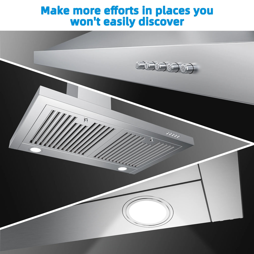 30 inch Stainless Steel Wall Mount Range Hood 400 CFM V752855