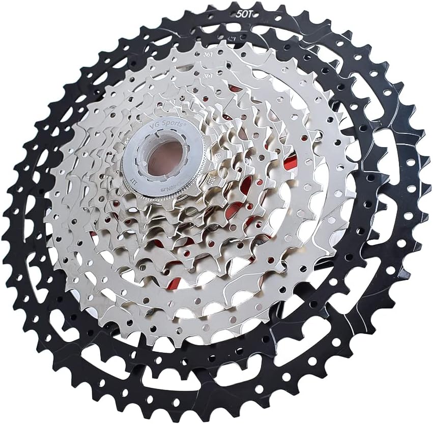 8/9/10/11/12 Speed Ultra-Light Bike Cassette 11-40T/11-42T/11-46T/11-50T/11-52T MTB Cassette Lightweight Aluminum Bracket Cassette Compatible with Shimano/SARM Pack of 2 D762