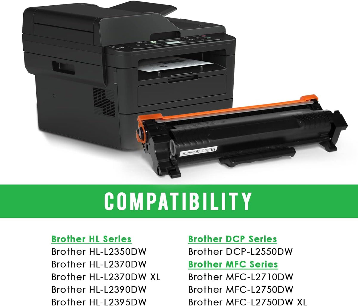 Black High Yield 4-Pack Toner Cartridge X736136
