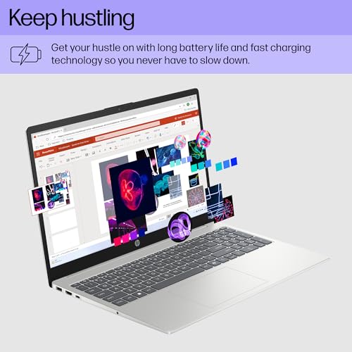 15.6 inch Laptop, HD Touchscreen Display, AMD Ryzen 3 7320U, 8 GB RAM, 256 GB SSD, AMD Radeon Graphics, Windows 11 Home, Natural Silver A359763