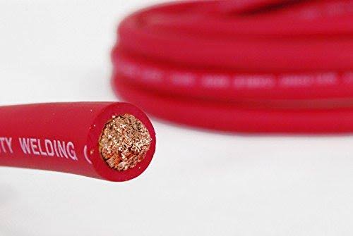 100 ft 2 Gauge Copper Wire Red G910923