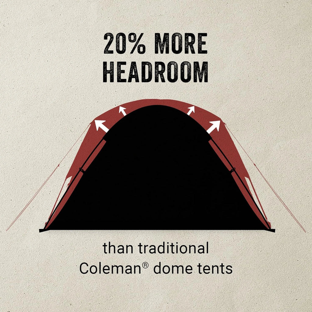 4 Person Camping Tent with Full-Fly Vestibule B53776