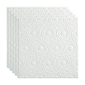 Matte White Glue Up Ceiling Tile 5 Pack J2700
