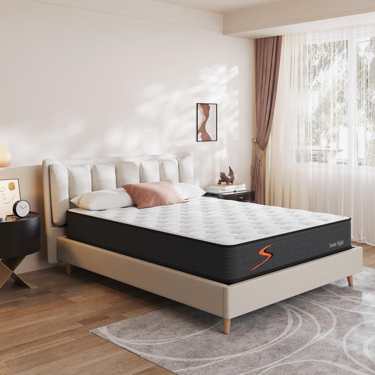 10 inch Full Gel Memory Foam Hybrid Mattress with Individually Pocketed Springs O488