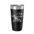 Black Insulated Laser Engraved Travel Mug 20 oz N525