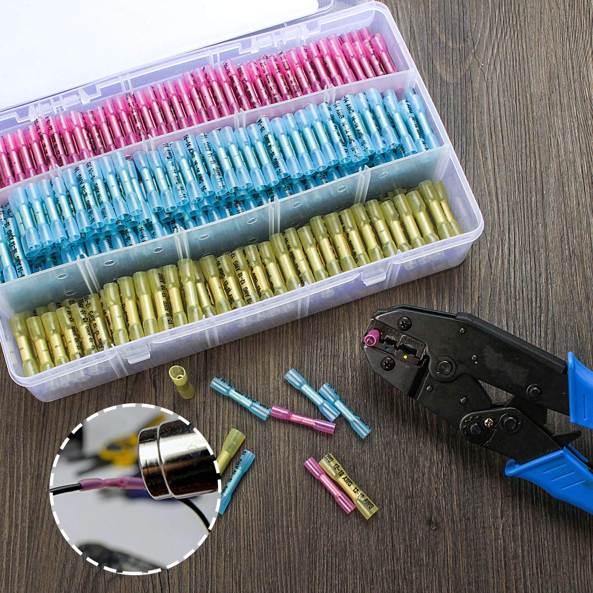 700 PCS Waterproof Copper Wire Connectors N5672