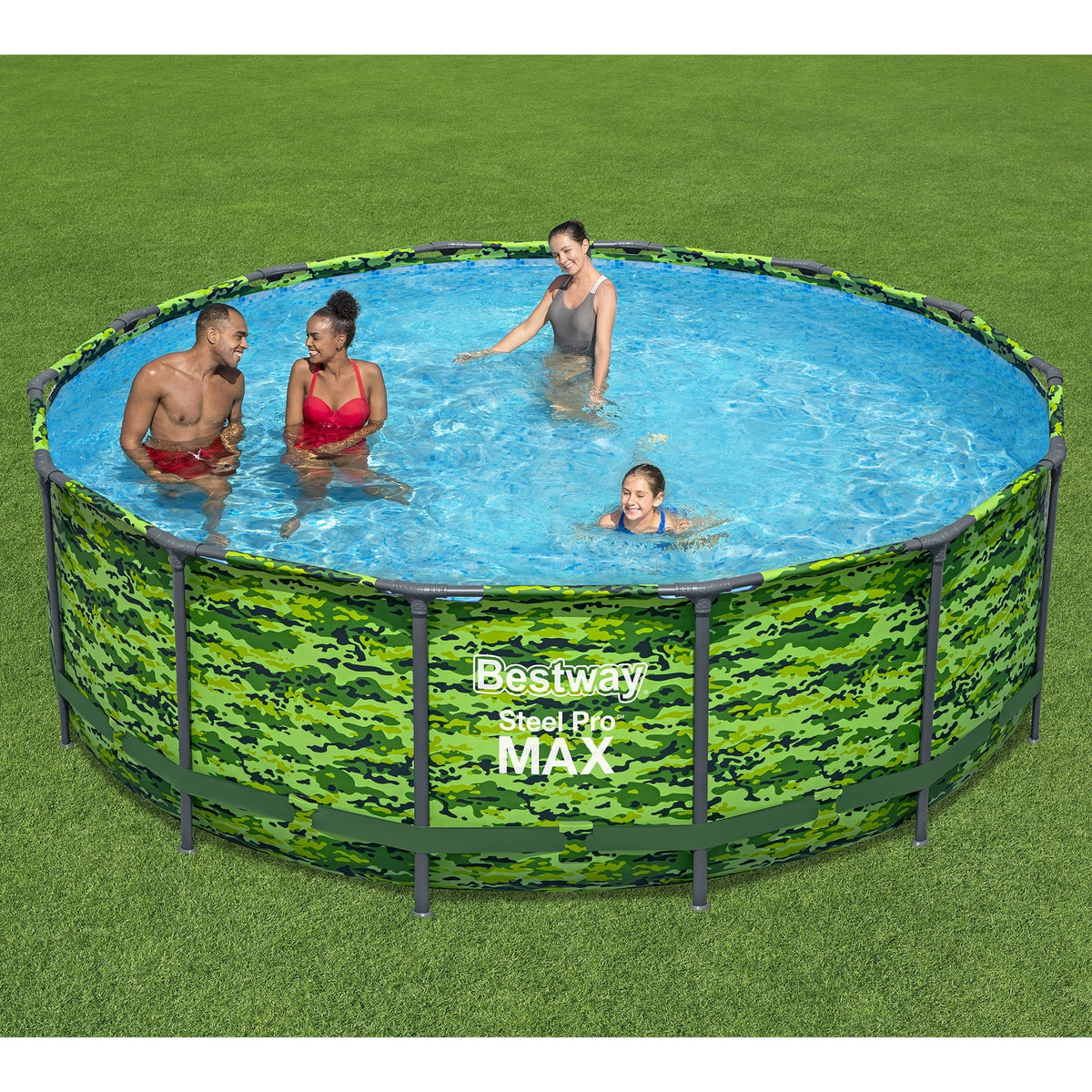 14'x48 Camo Above Ground Pool Set A1954