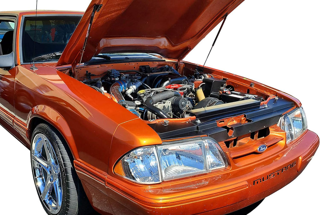 Hood QuickLIFT PLUS System Compatible with Ford Mustang & Mercury Capri 1979-1998 Q72688