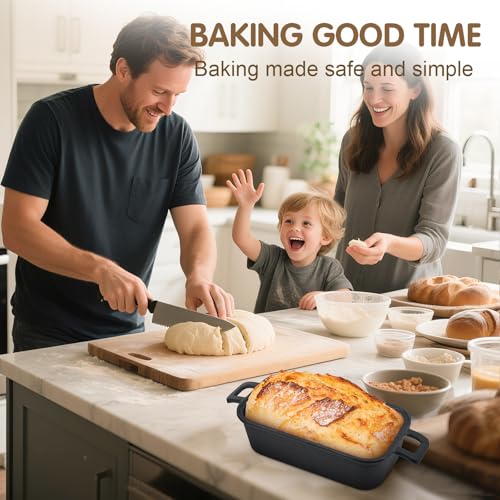 Cast Iron Loaf Pan with Lid 9x5 Inch Q754095