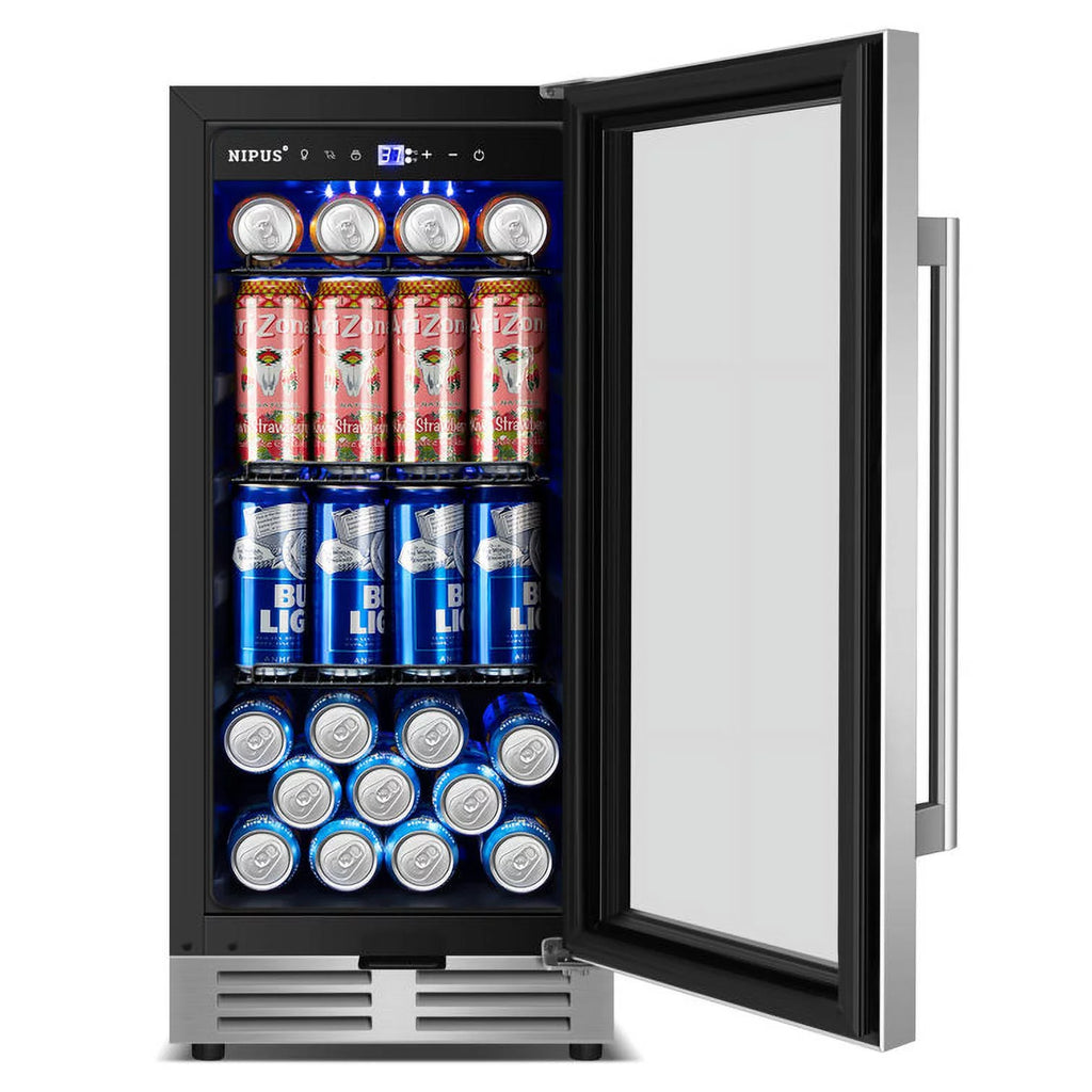 15 inch 130 Can Beverage Refrigerator with French Door B5930