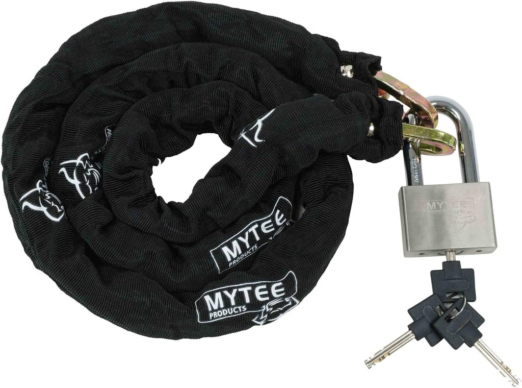 Anti Cut Security Chain and Lock Kit 6 Foot x 3/8 Inch Hardened Chain G923