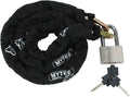 Anti Cut Security Chain and Lock Kit 6 Foot x 3/8 Inch Hardened Chain G923