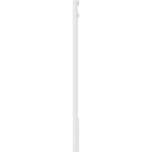 Flat Panel PVC Pilaster with Decorative Capital & Base (Pair) Y8102