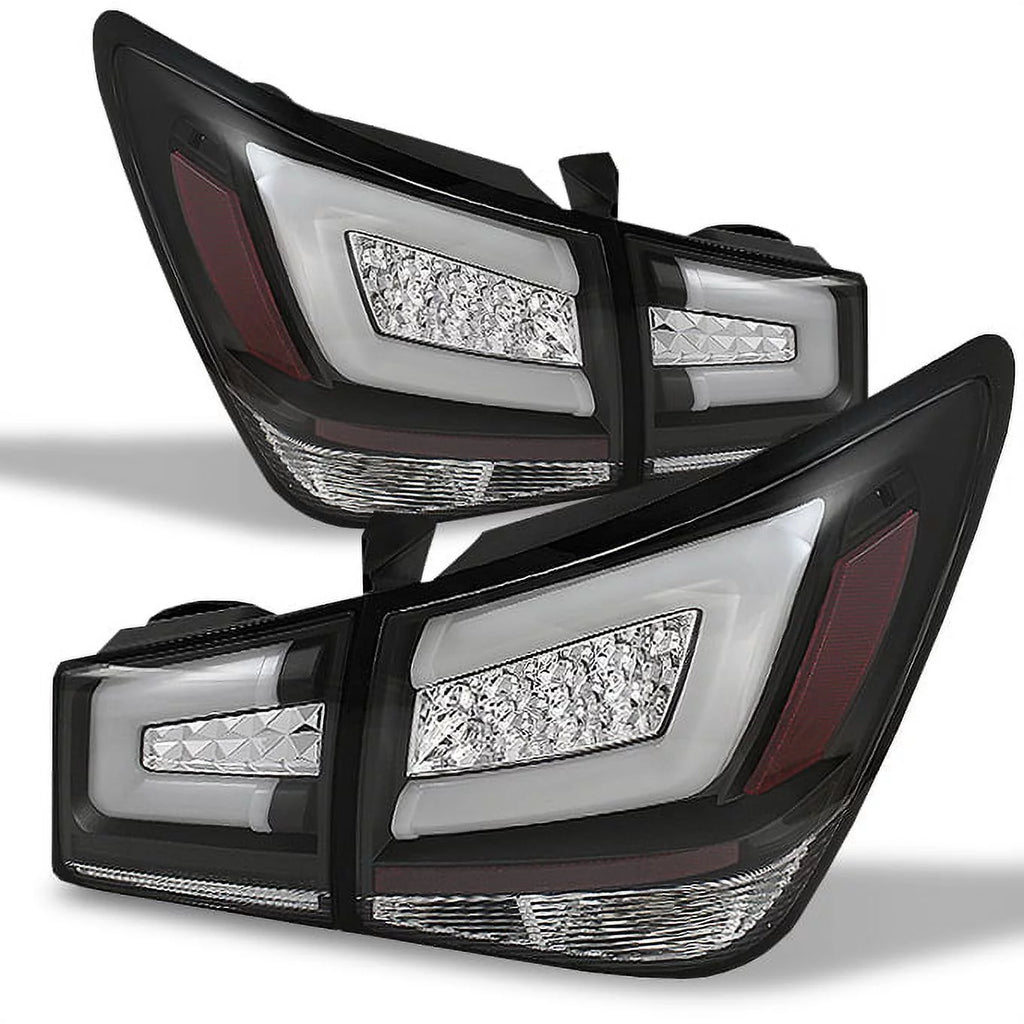 Black Bezel Full LED Tail Lights 4pcs Set Y593961