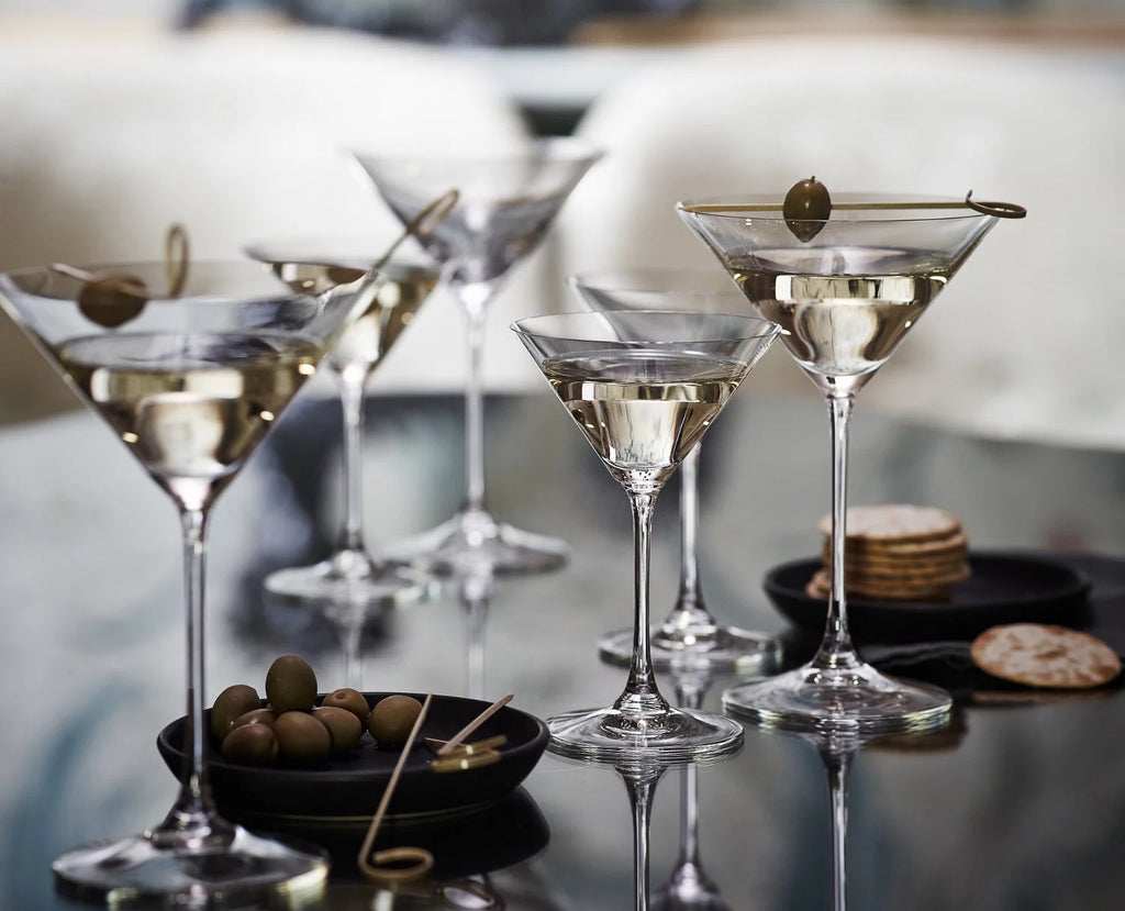Leaded Crystal Martini Glass Set of 2 H83960