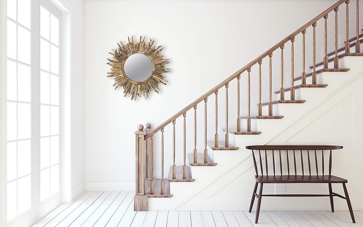Driftwood Sunburst Mirror W440