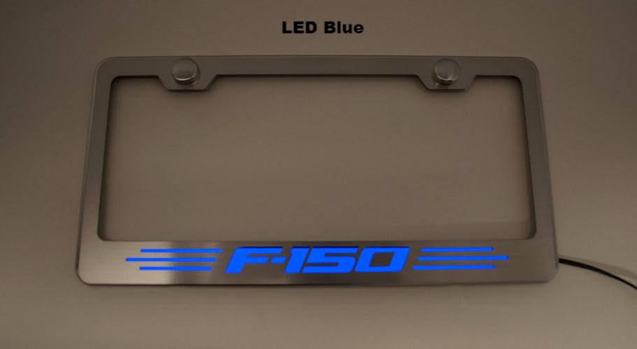 Rear Tag Frame Illuminated Yellow I753