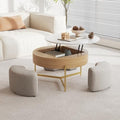 3 in 1 Lift Top Nesting Coffee Table with Storage T6194