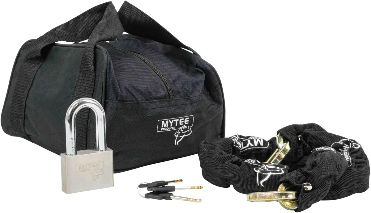 Anti Cut Security Chain and Lock Kit 6 Foot x 3/8 Inch Hardened Chain G923