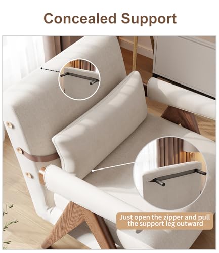 Beige White Convertible Sofa Bed Chair M169861