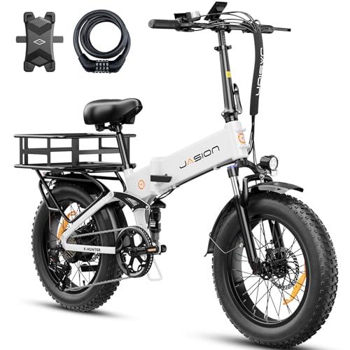 1400W Peak Motor 30MPH Max Speed 624WH Removable Battery Full Suspension 20 * 4.0 Fat Tire Foldable Ebike B375