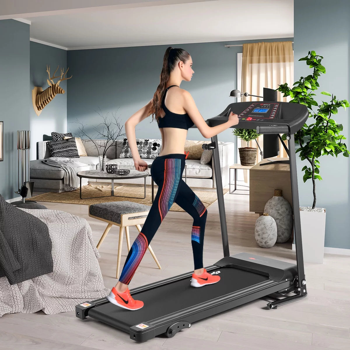 1.0HP Folding Electric Treadmill I816346