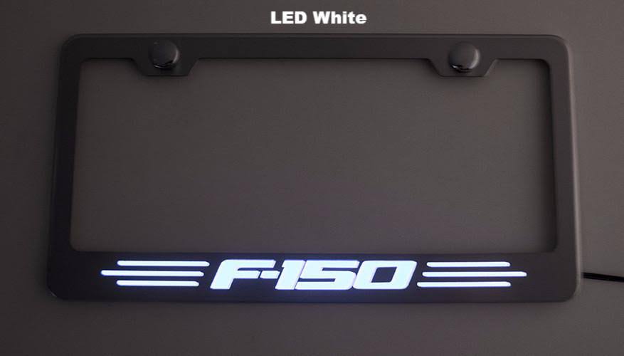 Rear Tag Frame Illuminated Yellow I753