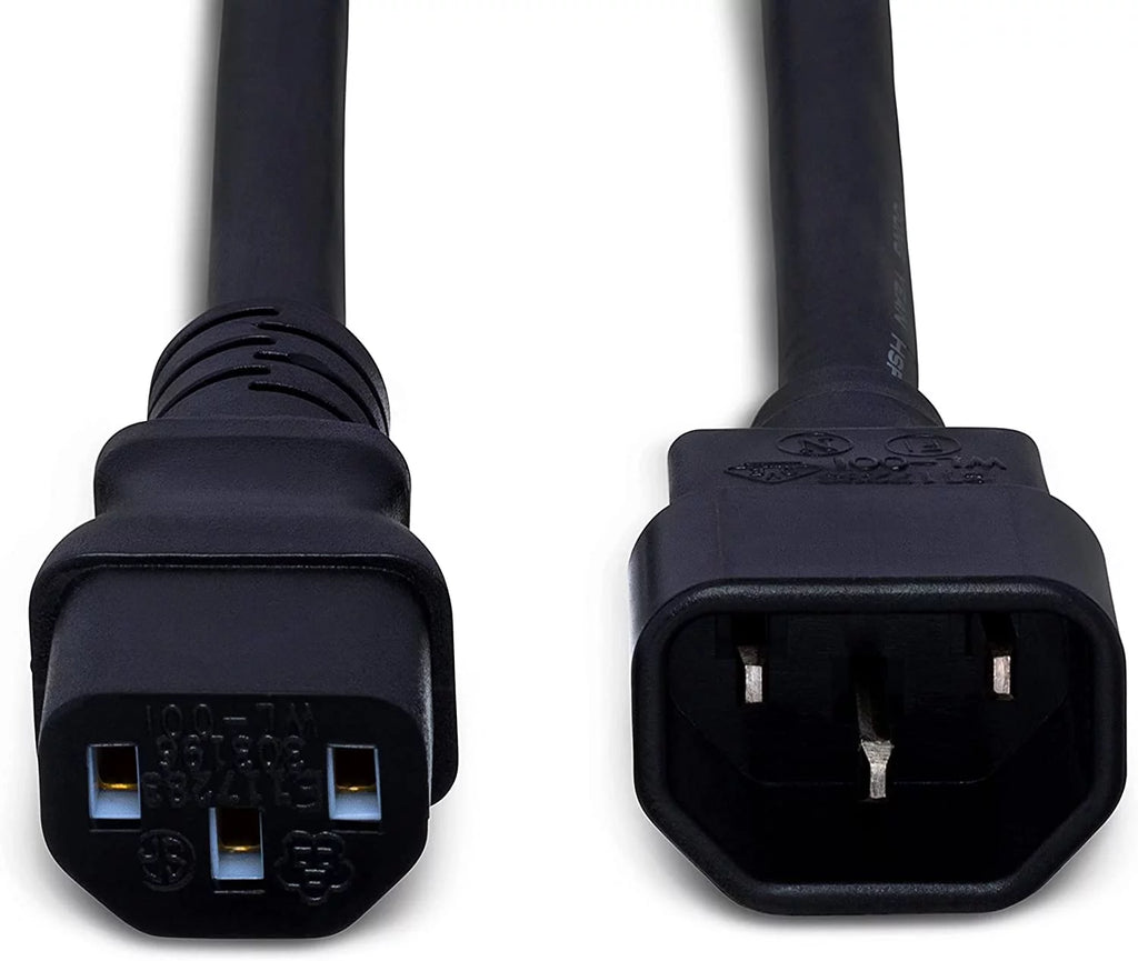 IEC C14 to IEC C13 Power Extension Cord, 8 Feet E868