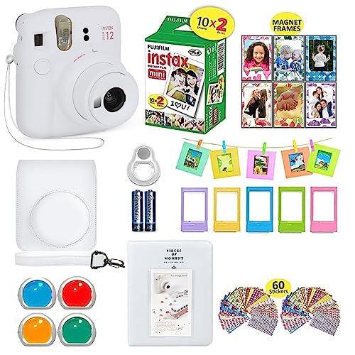 Purple Camera Bundle with 20 Film Sheets and Carrying Case R50341