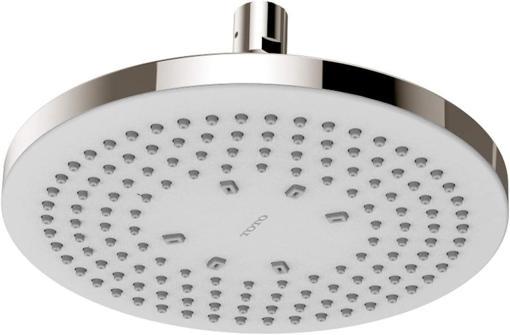 Brushed Nickel Round Single Spray Showerhead D41734