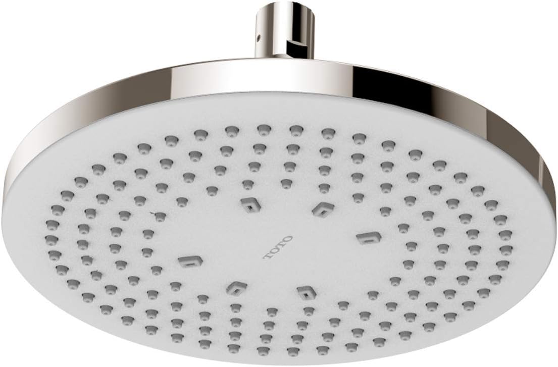 Brushed Nickel Round Single Spray Showerhead D41734