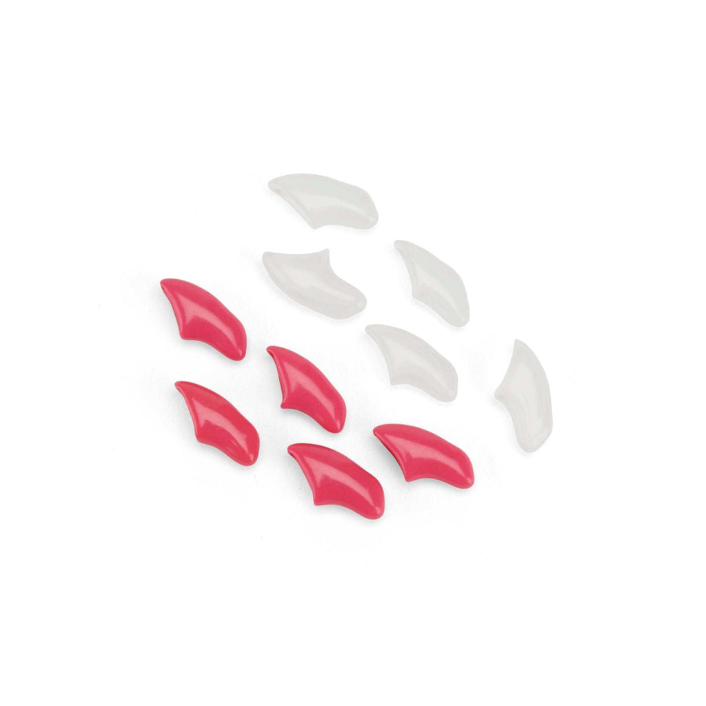 Clear & Pink Cat Nail Caps M4477