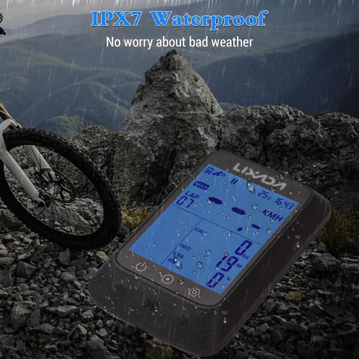 Bike Computer Wireless Waterproof T84184