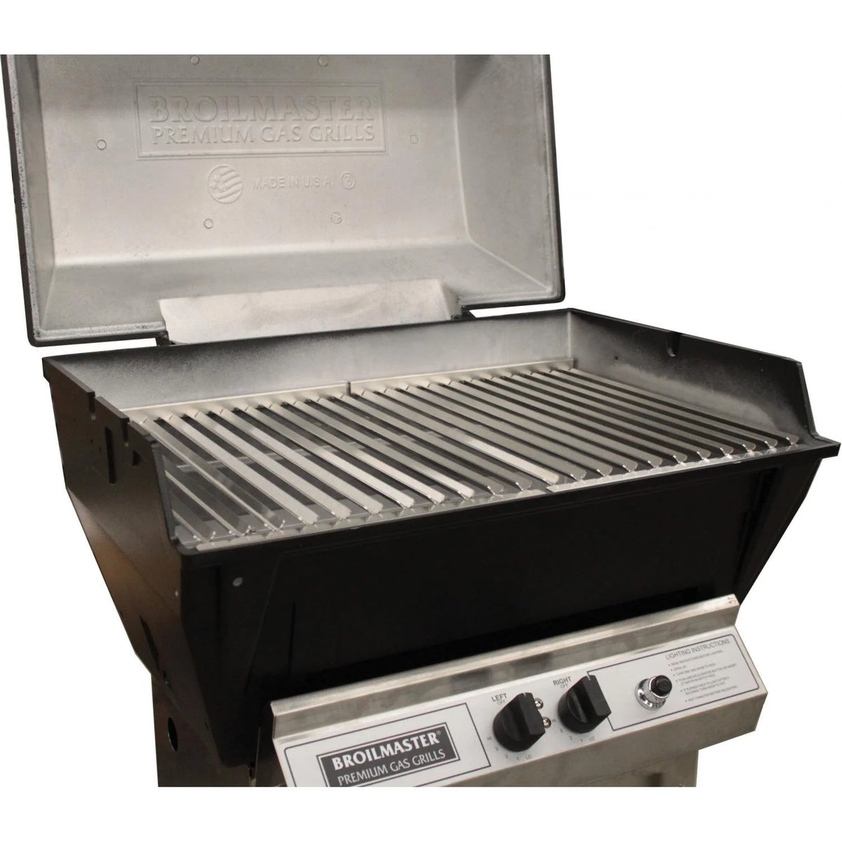 Infrared Propane Gas Grill On Stainless Steel Cart K242