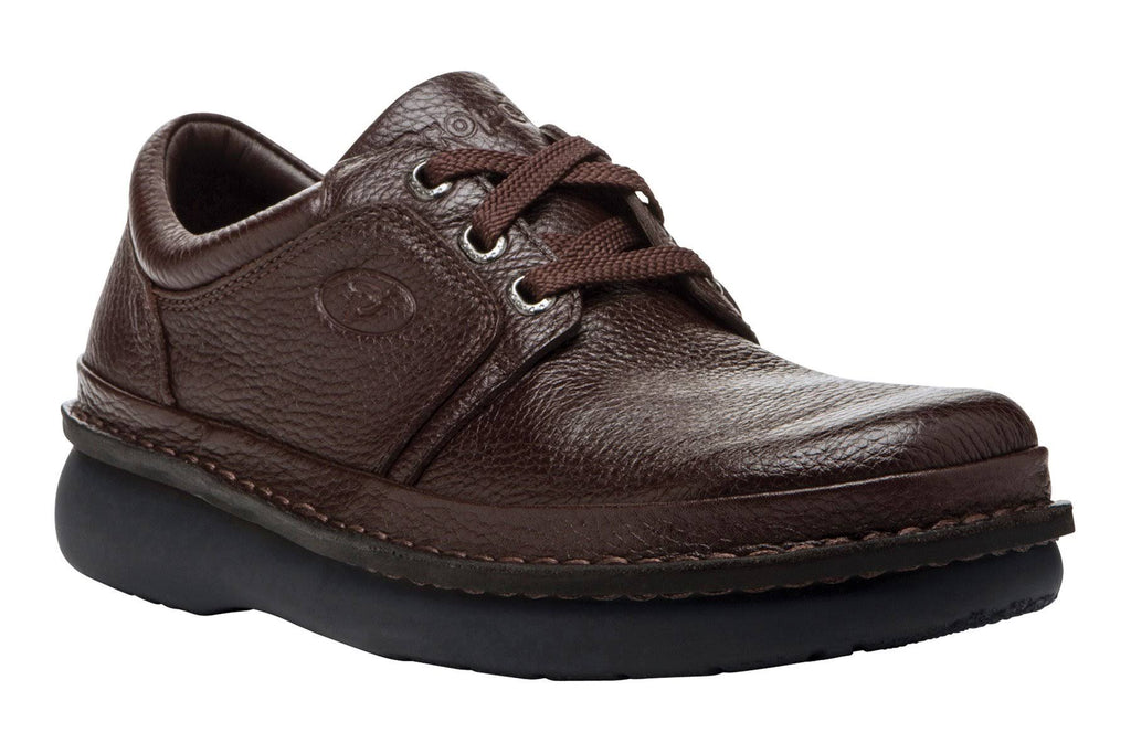 Brown Grain Leather Shoes D62288