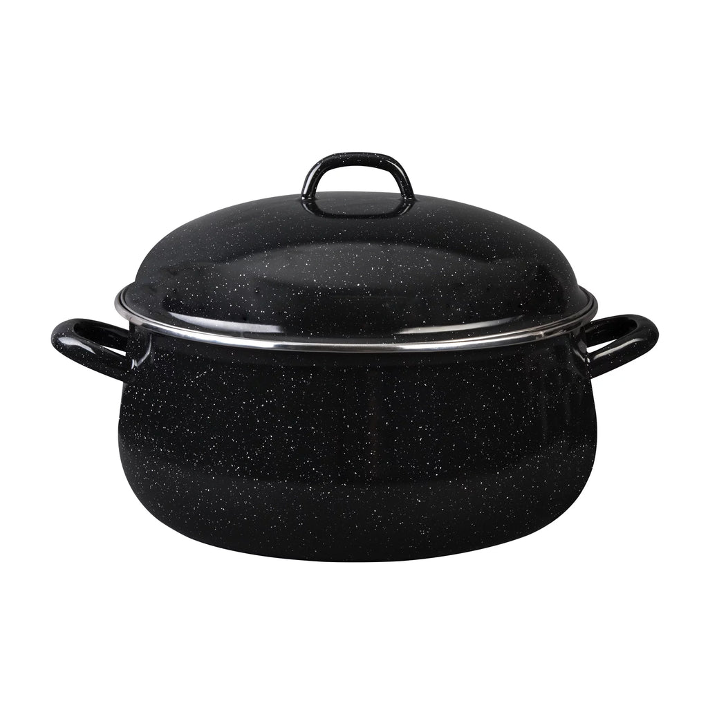 9.5 Qt Enamelware Dutch Oven with Lid R2565