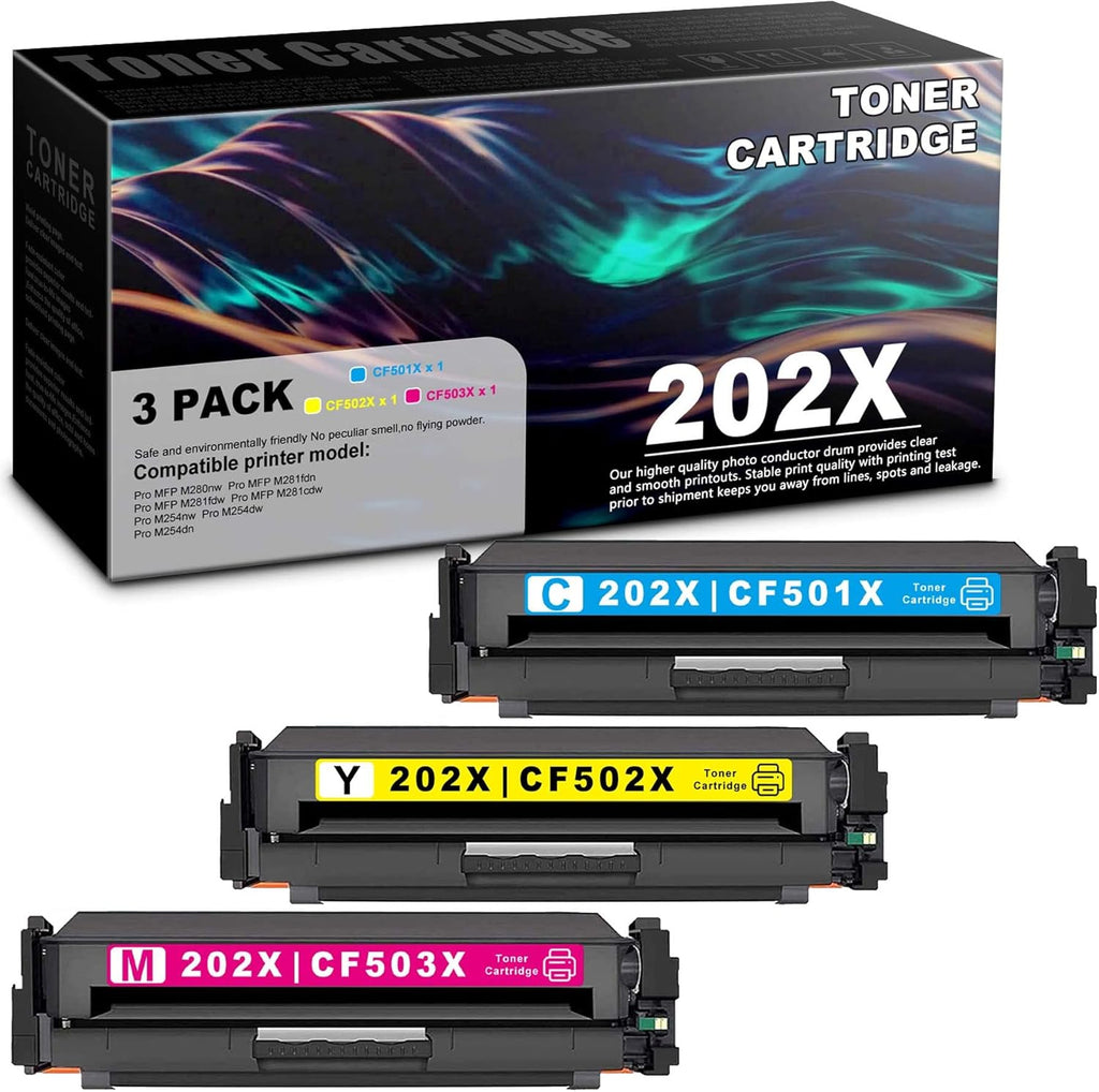 3 Pack Compatible Toner Cartridge Replacement K627